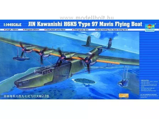 Trumpeter - Kawanishi H6K5/23 Typ 97 Flugboot
